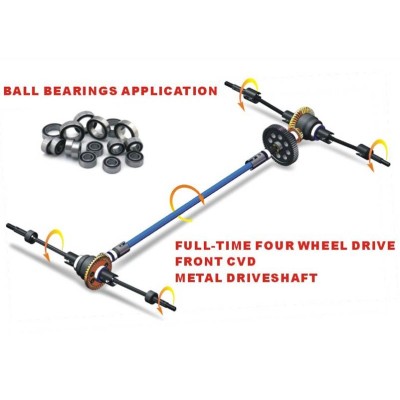 HSP GT 1/10 RTR On-road, Bílý