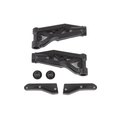 RC8B4 přední vrchní ramena, střední tvrdost, 2 ks.