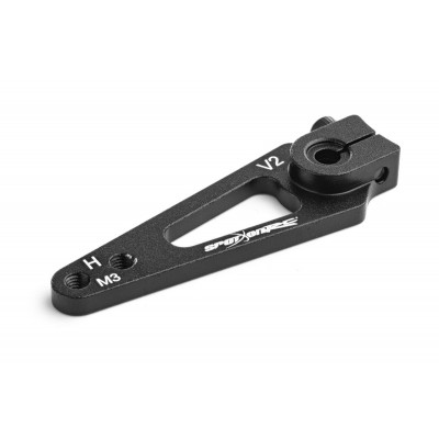 Servo páka 38mm 24zubů (černá), pro serva H