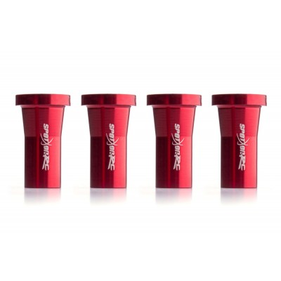 Distanční sloupek M6 30mm Červený 4ks