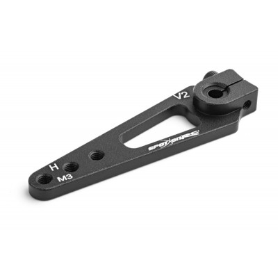 Servo páka 44,5mm 24zubů (černá), pro serva H