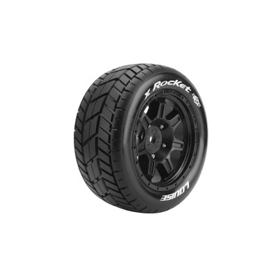 X-ROCKET SPORT 1/5 24mm hex Black Rims