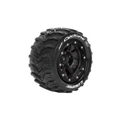 MT-CYCLONE SOFT 1/10, černé disky 1/2 offset 17mm hex