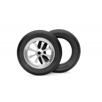 130mm Podvozkové kolo s hliníkovým středem a náhradní gumou (1ks)