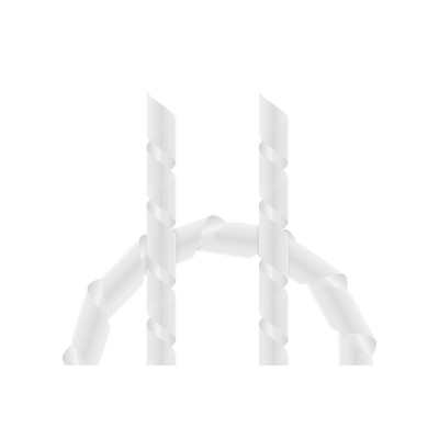 Spirálová bužírka 5x3,7 mm transparentní 20m