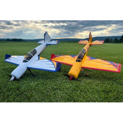 60" Yak 54 V2 - Bílá/Modrá 1,52m
