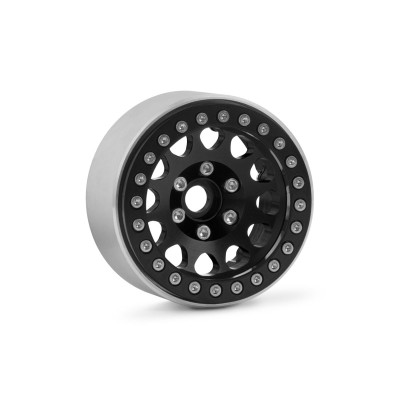 1.9'' Hliníkové beadlock disky pro 1/10 crawler/expedice černé - 2 ks