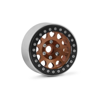 1.9'' Hliníkové beadlock disky pro 1/10 crawler/expedice bronzové - 2 ks