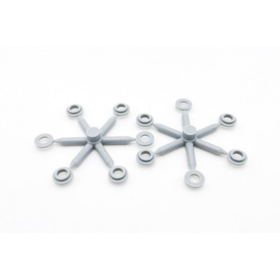 SWORKz 1/8 plastové vložky tlumičů BBS, 2x 6 ks.