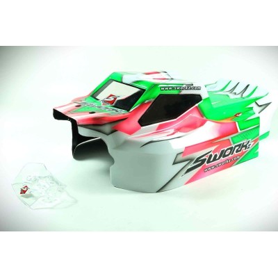 SWORKz Falcon 1 Bruggy čirá lexanová karoserie (z 90% předříznutá)