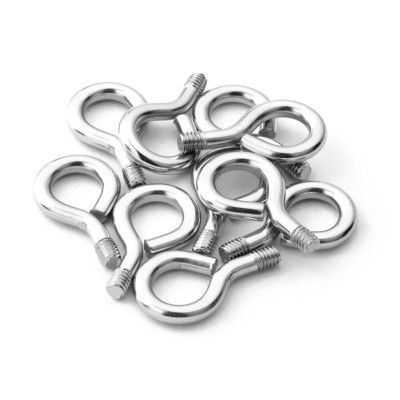 Šroub s okem M4x26 6mm Ni oko 9mm drát 3,5mm