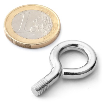 Šroub s okem M5x34 7mm Ni oko 11mm drát 4,4mm