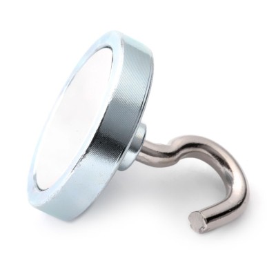 Magnet pr.42 x16/48mm s hákem M6 /80kg Ni neodym N42
