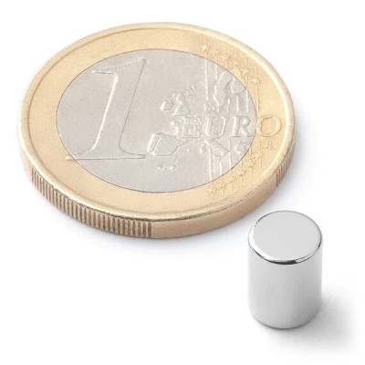 Magnet pr. 6 x 8mm 1,3kg Ni neodym N42