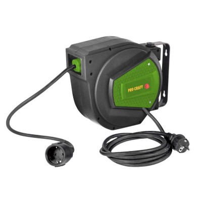 Prodlužovačka 1-zás. 220V 15m EK15 samonavíj.buben Procraft