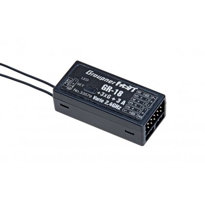 GR-18+3xG+3A+Vario přijímač HoTT