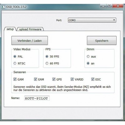 ON SCREEN DISPLAY MODUL / HoTT OSD