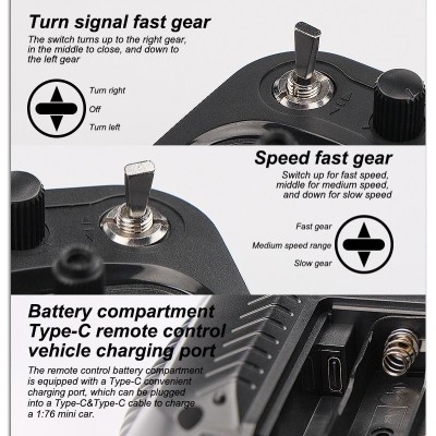 1/76 C50 RC kamion RTR (bílá)