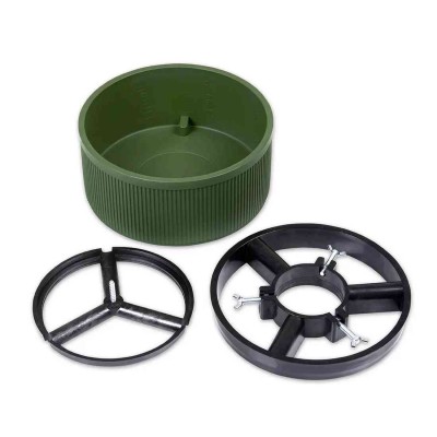 Stojánek vánoční kulatý PH průměr 30cm 5l do pr.7,5cm zelený