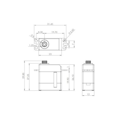 DS6125E (0.053s/60°, 3.25kg.cm)