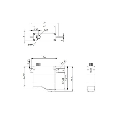 HV6120 (0.08s/60°, 5.4kg.cm)