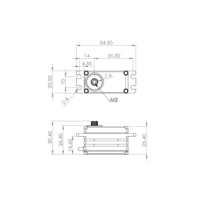 HBL550LX (0.083s/60°, 16.0kg.cm)