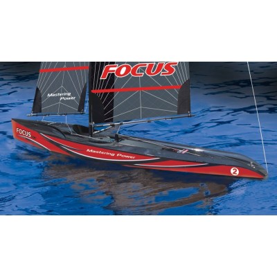 Focus V3 RTR plachetnice - červená