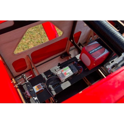 84" Turbo Bushmaster PLUS - Červená/Bílá 2,13m