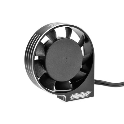 Ultra High Speed hliníkový větráček 30mm, černo/stříbrný - 6-8,4V - konektor BEC černý