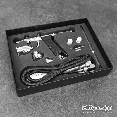 Bittydesign Revolver - víceúčelová airbrush pistole s 0,3/0,5/0,8mm tryskou