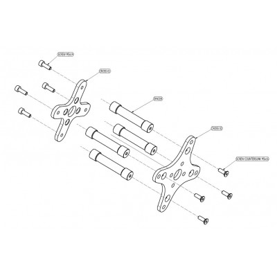 Distanční sloupky 41xx 60mm