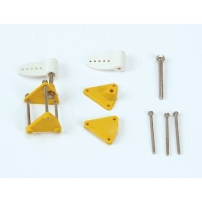 3 bodová páka kormidla, žlutá