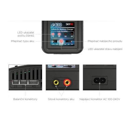 SKY RC e430 nabíječ