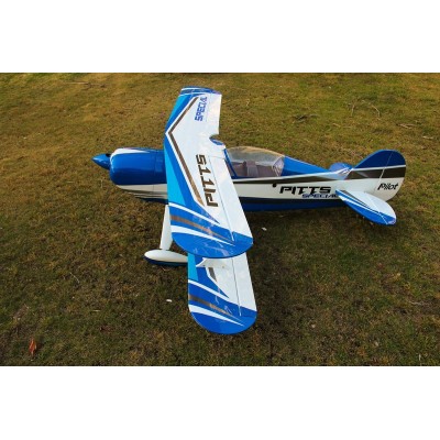 87" Pitts S2B Modrý (2,2m)