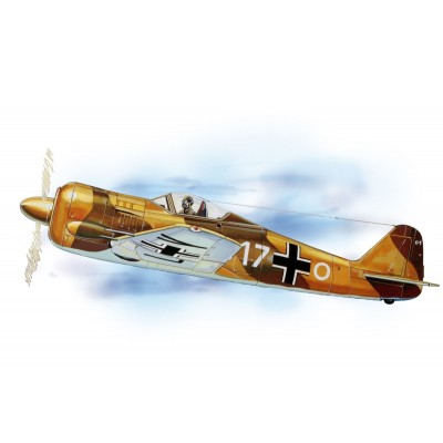 Focke-Wulf FW-190 (654mm) laser.vyřezávaný