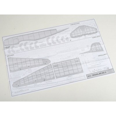 Douglas DC-3 (876mm)