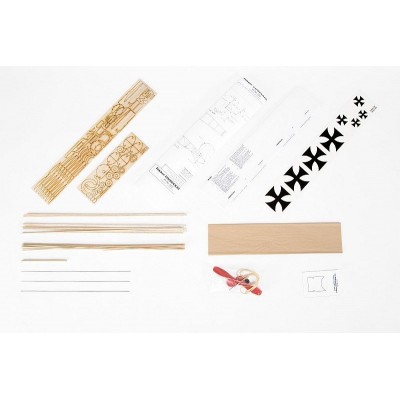 Fokker E III 445mm laser. vyřezávaný