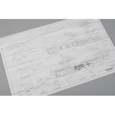 Curtiss Standard J-1 "Jenny" 762mm laser. vyřezávaný
