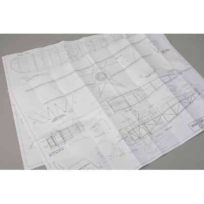 Waco YMF-5 889mm laser. vyřezávaný