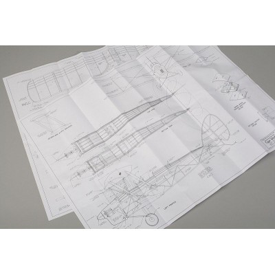 Tiger Moth 889mm laser. vyřezávaný