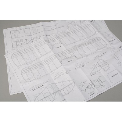 Spad XIII 889mm laser. vyřezávaný