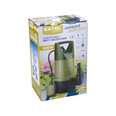 Čerpadlo ponor. 400W 230V EXTOL Craft 5m 7500l/h