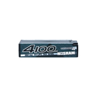 HV LCG Stock Spec Shorty GRAPHENE-4 4100mAh Hardcase Akku - 7.6V LiPo - 135C/65C