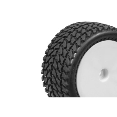 Zadní nalepené Off Road 1/10 gumy, hrubý silniční profil, 2 ks.