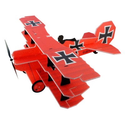 Letadlo Lil Fokker kit RED EPP trojplošník 680mm bez výbavy