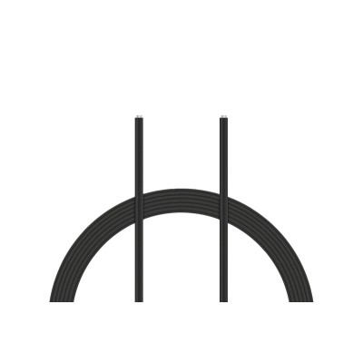 Kabel silikon 0.75mm2 1m (černý)