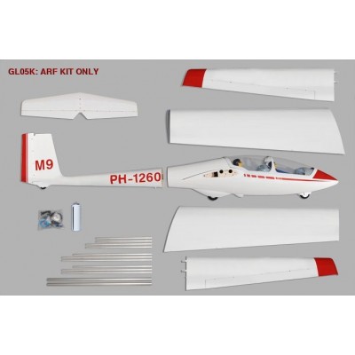 GL05K ASK-21 větroň 6500m ARF