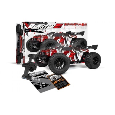 Quantum2 XT Flux 1/10th Stadium Truck - Červený