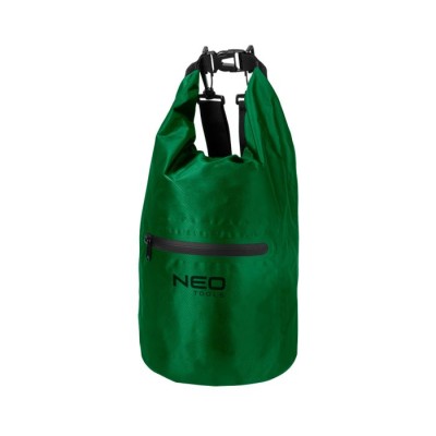 Vak 15l 23x48cm voděodolný zelený s popruhy NYLON 210T NEO