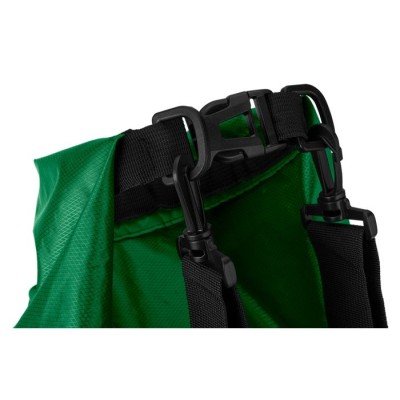 Vak 15l 23x48cm voděodolný zelený s popruhy NYLON 210T NEO